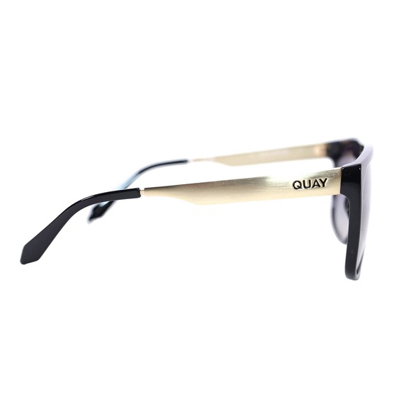 Quay Australia NO CURFEW Shield Sunglasses - Black/Smoke Polarized - NWT - Picture 8 of 12